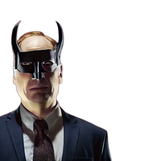 mask, concept art, bob, odenkirk transparent PNG cut-out