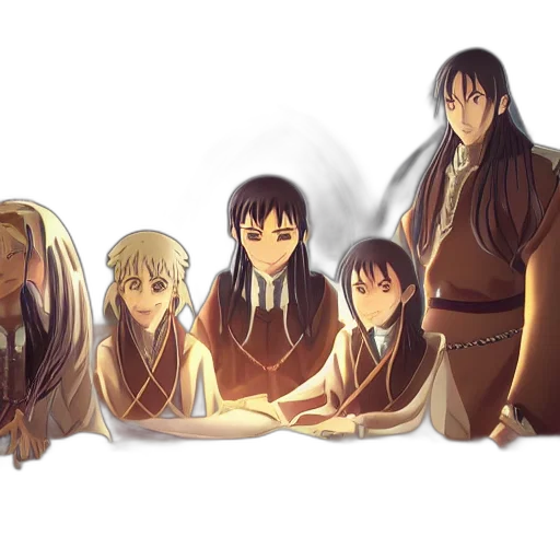 staff, concept art, anime, fantasy art transparent PNG cut-out