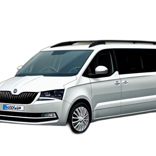 car, 3d render, van, designed transparent PNG cut-out