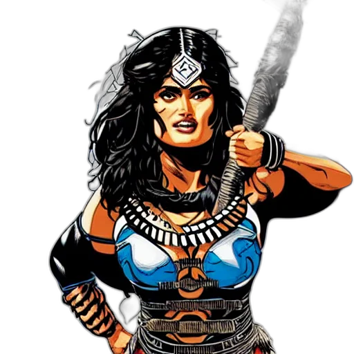 comic book art, fantasy art, concept art, cartoon transparent PNG cut-out