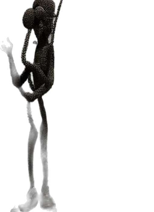 dress, staff, creature, robot transparent PNG cut-out