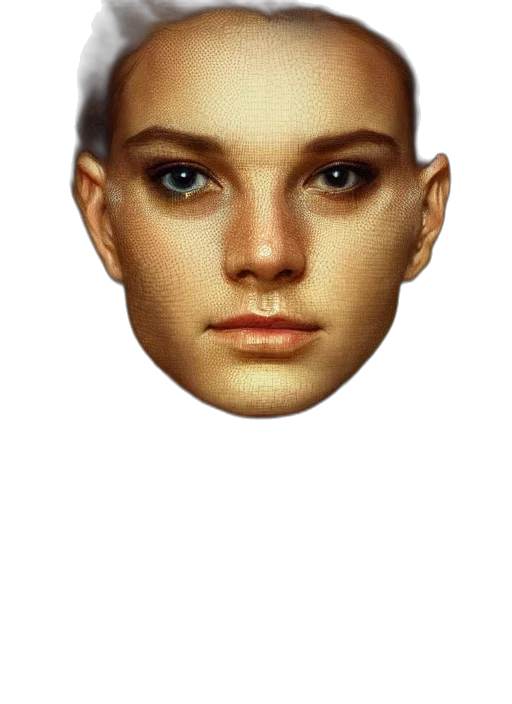 face, mask, crown, robot transparent PNG cut-out