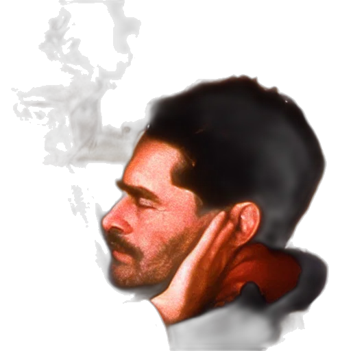 face, staff, mask, jacket transparent PNG cut-out