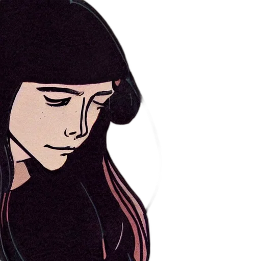 face, hat, mask, comic book art transparent PNG cut-out