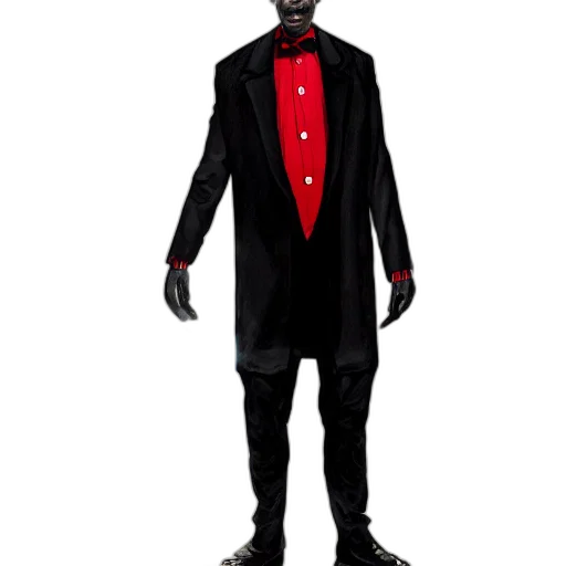 jacket, staff, mask, concept art transparent PNG cut-out