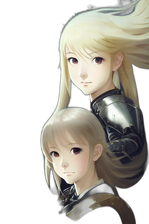 hair, crown, face, robot transparent PNG cut-out