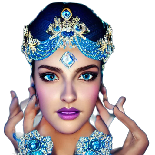 jewelry, crown, mask, face transparent PNG cut-out
