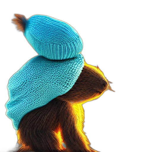 hat, animal, hair, creature transparent PNG cut-out