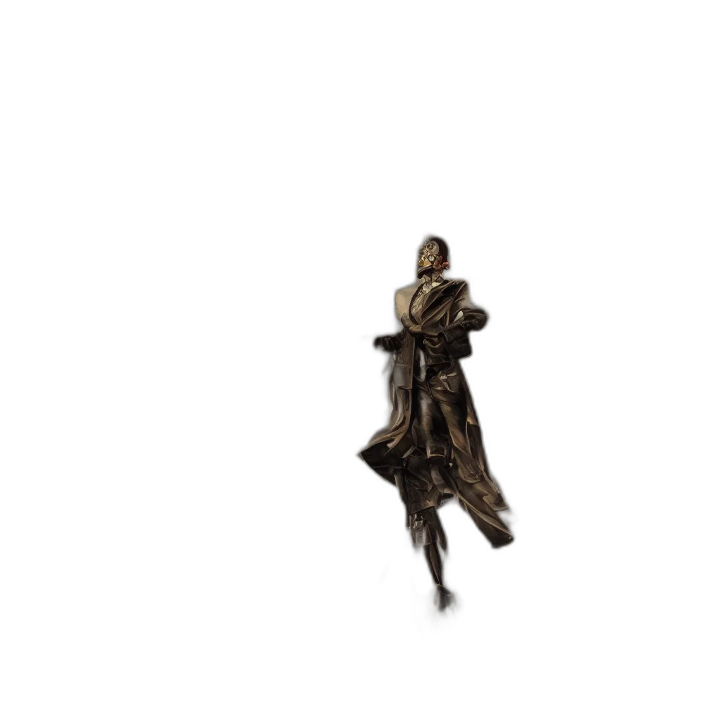 sword, weapon, staff, jacket transparent PNG cut-out