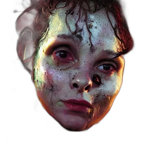 face, mask, creature, crown transparent PNG cut-out