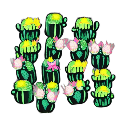 jewelry, flower, 3d render, concept art transparent PNG cut-out