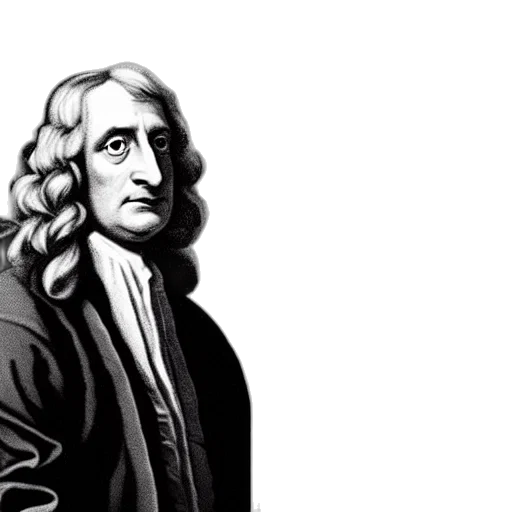face, photo, sir, isaac transparent PNG cut-out