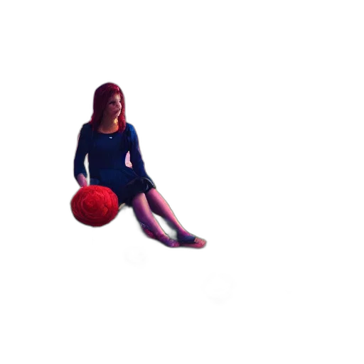 dress, hair, shoes, creature transparent PNG cut-out