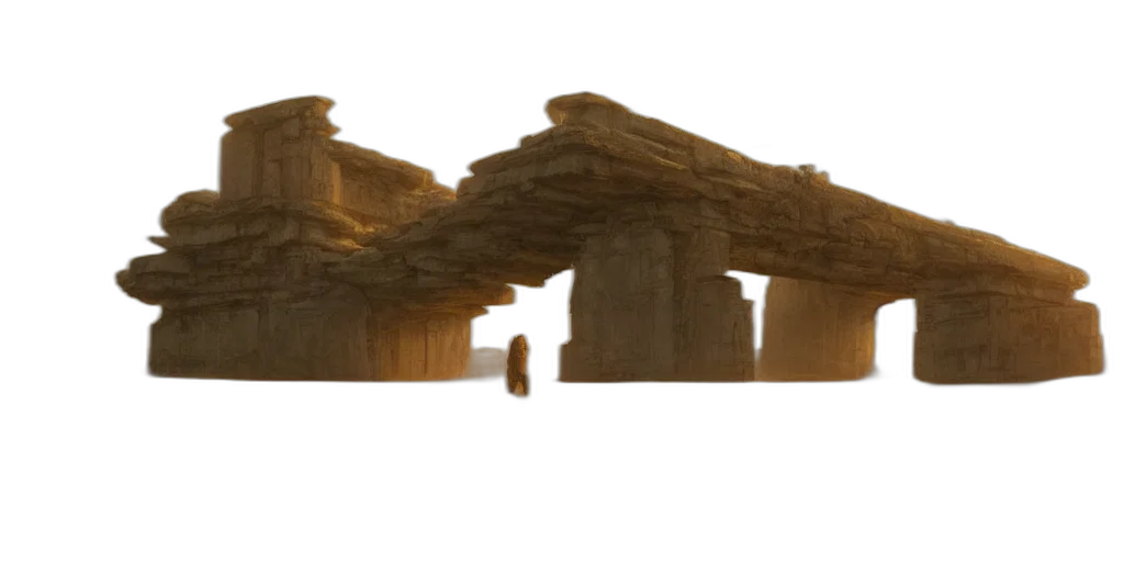 building, animal, concept art, 3d render transparent PNG cut-out