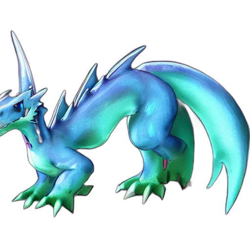 dragon, creature, animal, 3d render transparent PNG cut-out