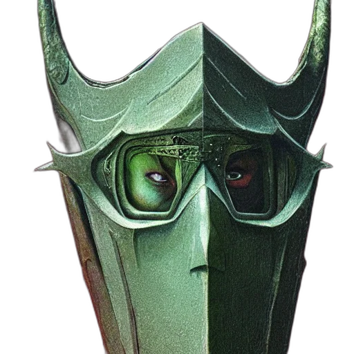 mask, face, crown, staff transparent PNG cut-out