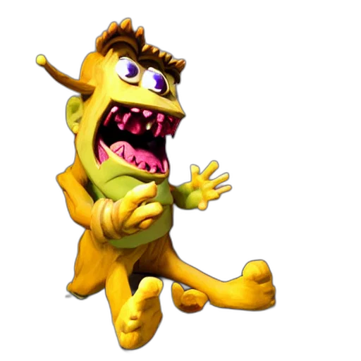 creature, animal, dragon, staff transparent PNG cut-out