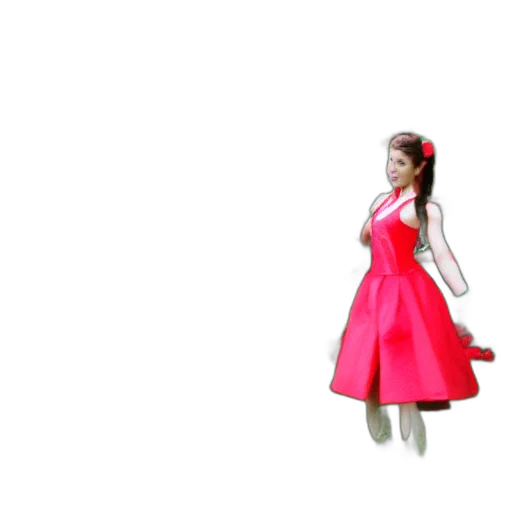 dress, robot, 3d render, concept art transparent PNG cut-out