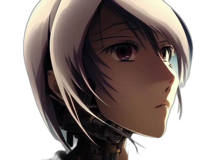 face, robot, mask, weapon transparent PNG cut-out