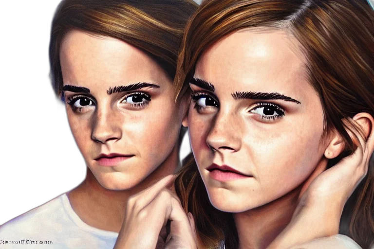 face, photorealistic, oil painting, cartoon transparent PNG cut-out