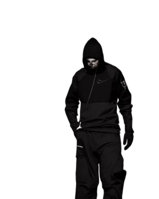 jacket, staff, mask, concept art transparent PNG cut-out