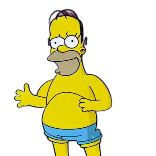 animal, cartoon, concept art, homer transparent PNG cut-out