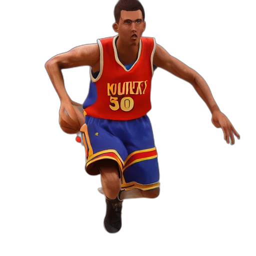 3d render, concept art, steve, curry transparent PNG cut-out