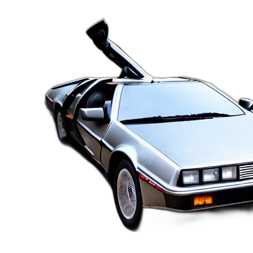car, vaporwave, concept art, 3d render transparent PNG cut-out