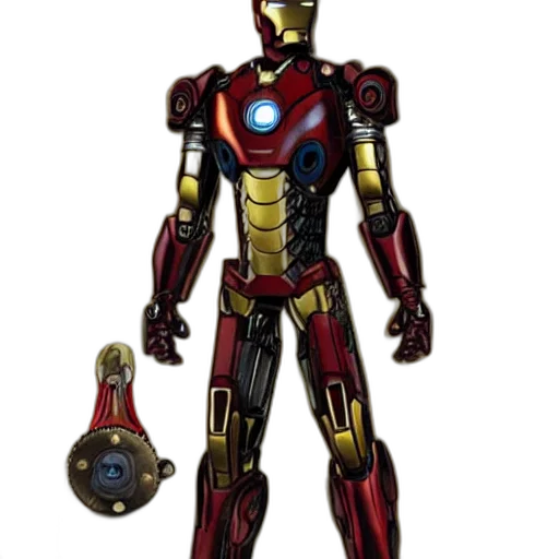 robot, concept art, comic book art, 3d render transparent PNG cut-out