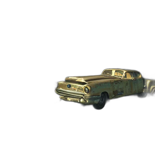 car, weapon, jewelry, 3d render transparent PNG cut-out