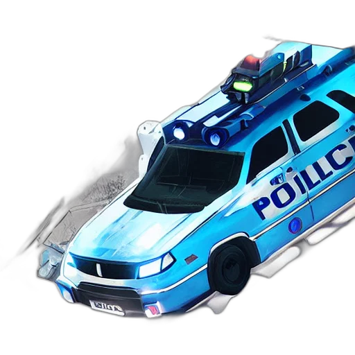 car, weapon, staff, 3d render transparent PNG cut-out