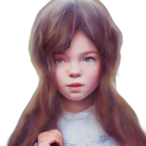 face, hair, dress, creature transparent PNG cut-out