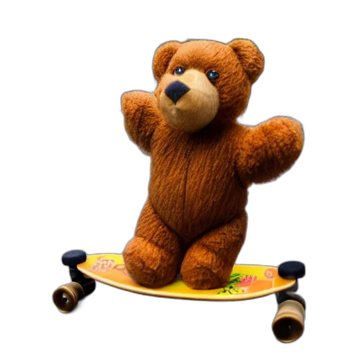 furniture, 3d render, teddy, bear transparent PNG cut-out