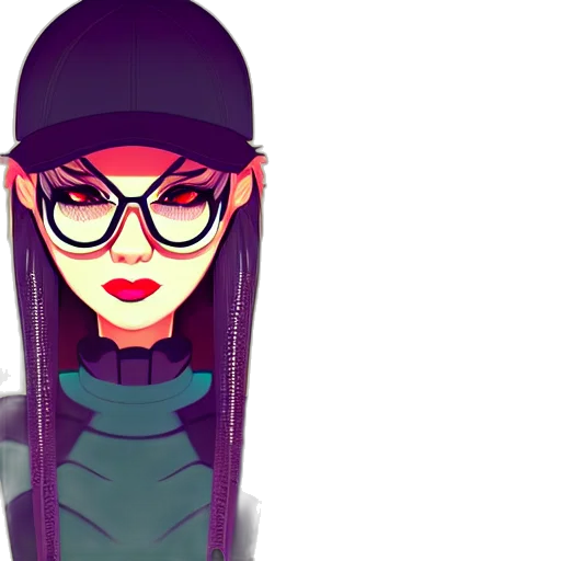 hat, anime, pixel art, cartoon transparent PNG cut-out