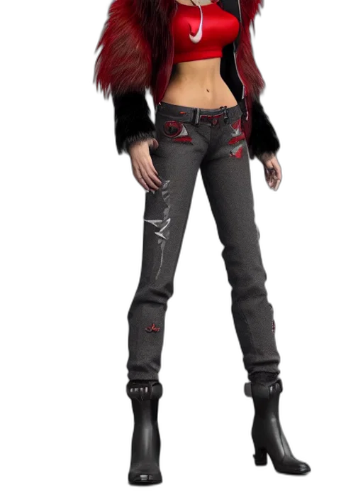 jacket, concept art, 3d render, fantasy art transparent PNG cut-out