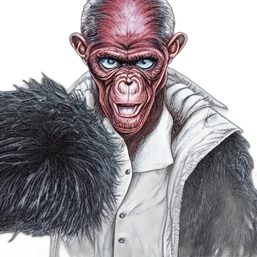 creature, jacket, animal, mask transparent PNG cut-out