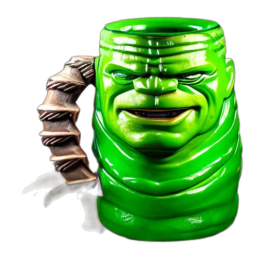 mask, bottle, face, creature transparent PNG cut-out