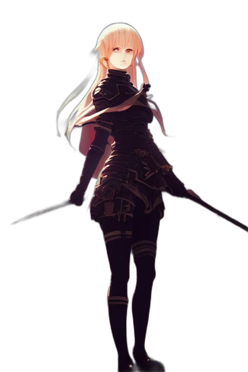 sword, staff, weapon, dress transparent PNG cut-out
