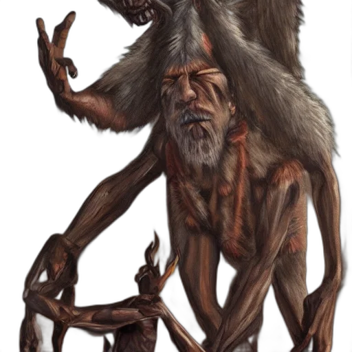 creature, animal, staff, face transparent PNG cut-out