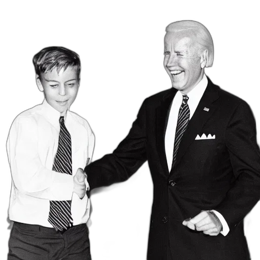 young, joe, biden transparent PNG cut-out