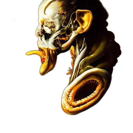 mask, face, creature, dragon transparent PNG cut-out