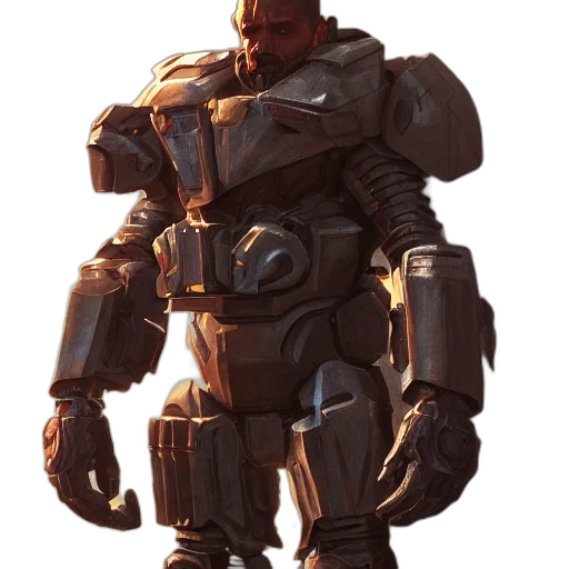 robot, weapon, staff, concept art transparent PNG cut-out