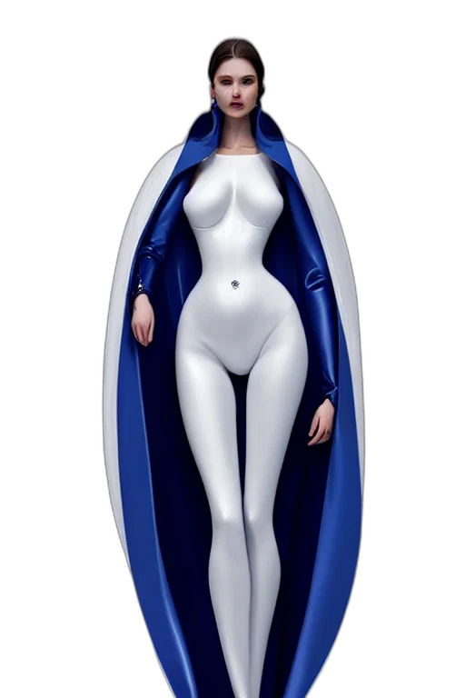 dress, robot, concept art, 3d render transparent PNG cut-out