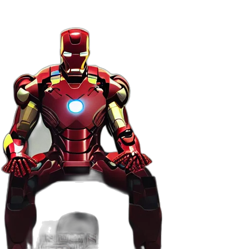 robot, 3d render, concept art, comic book art transparent PNG cut-out