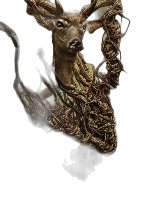 creature, staff, animal, mask transparent PNG cut-out