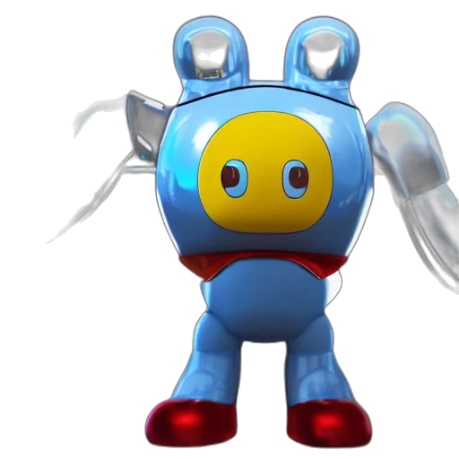 robot, creature, weapon, staff transparent PNG cut-out