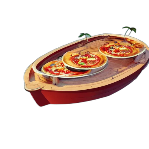 food, furniture, 3d render, concept art transparent PNG cut-out