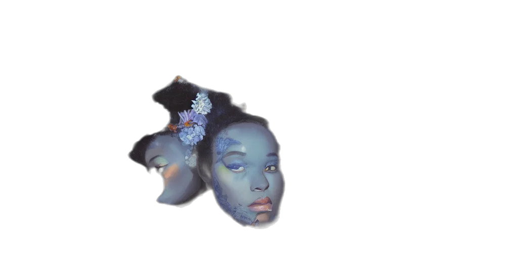 crown, face, mask, creature transparent PNG cut-out