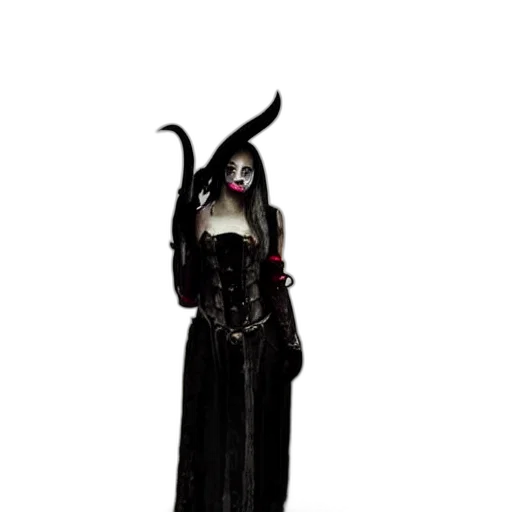 staff, mask, creature, dress transparent PNG cut-out