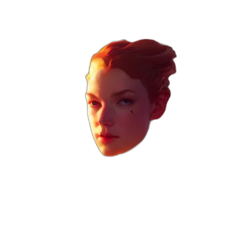 face, crown, mask, staff transparent PNG cut-out